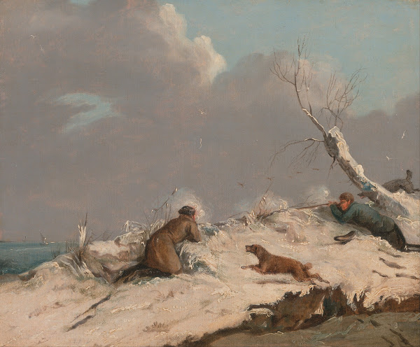 Duck Shooting in Winter ca 1825