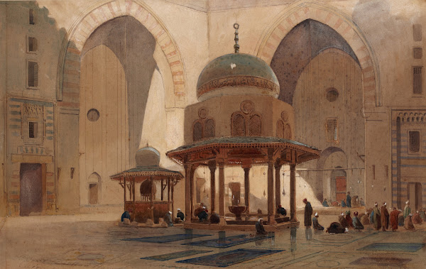 Mosque of Sultan Hassan Cairo 1870