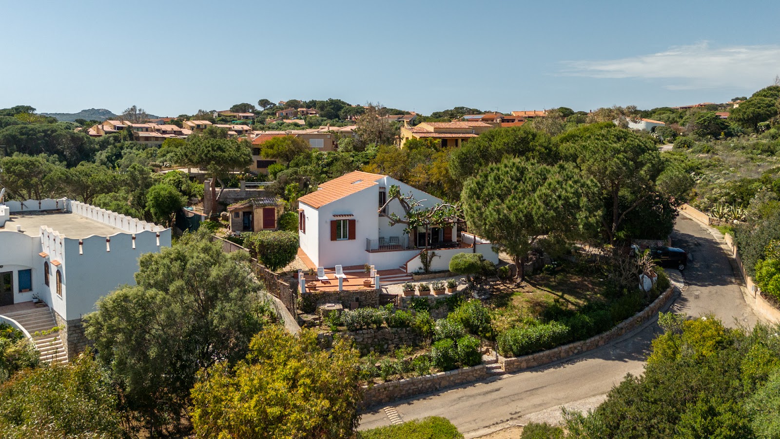 Villa Villaggio Piras aerial