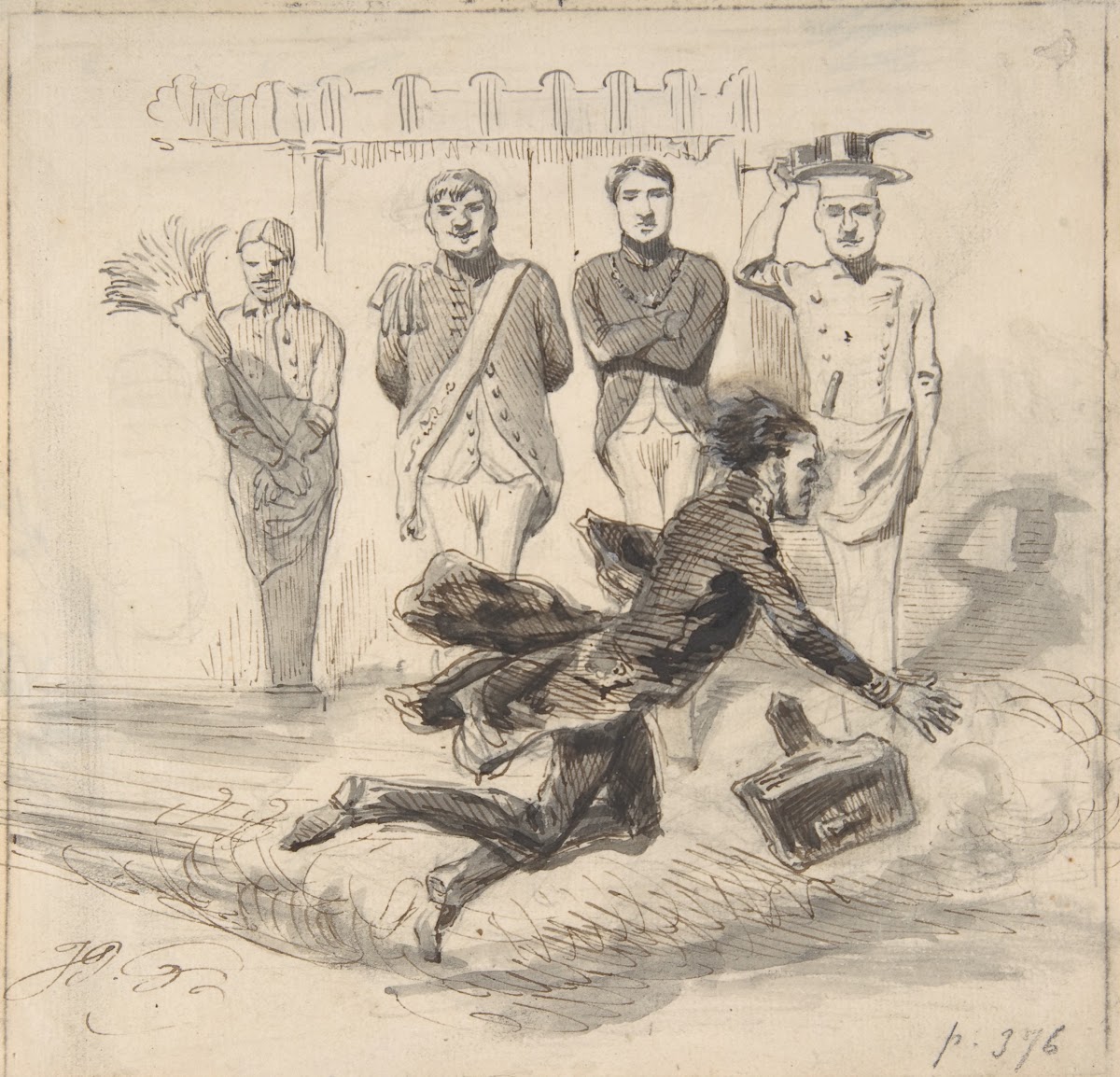 Illustration in Jérôme Paturot by Louis Reybaud Paris 1846 ca 1846