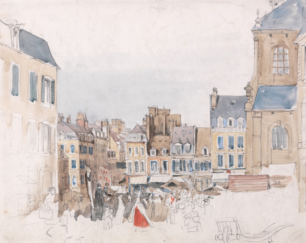 A French Market Place 1829