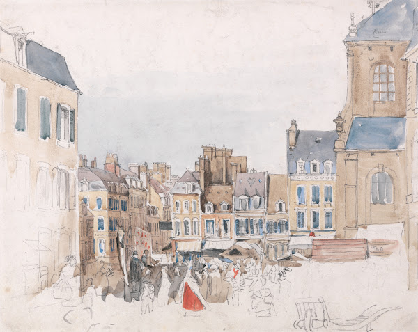 A French Market Place 1829