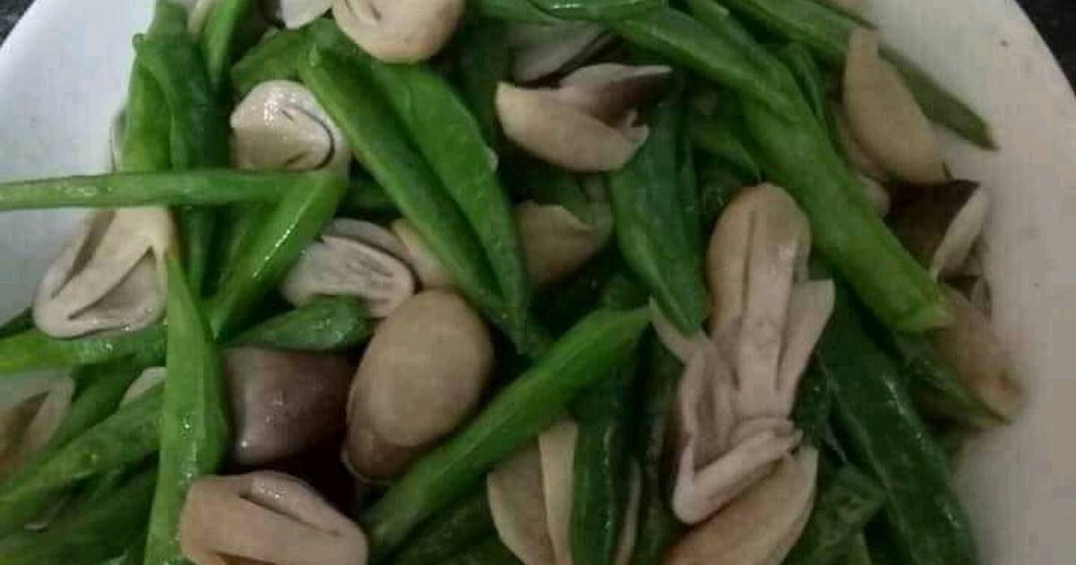 Nấm rơm xào đỗ