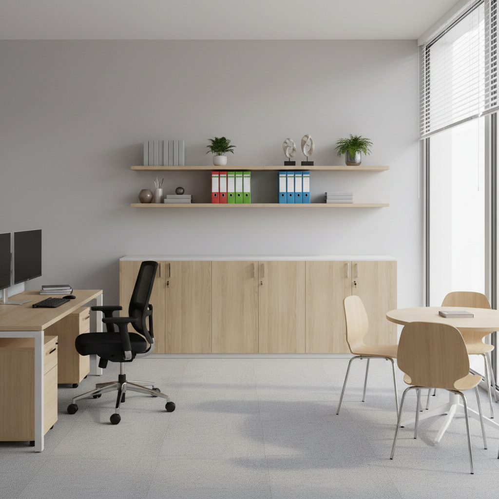 RADAR Color Six-Door (Low Height) Storage Cabinet