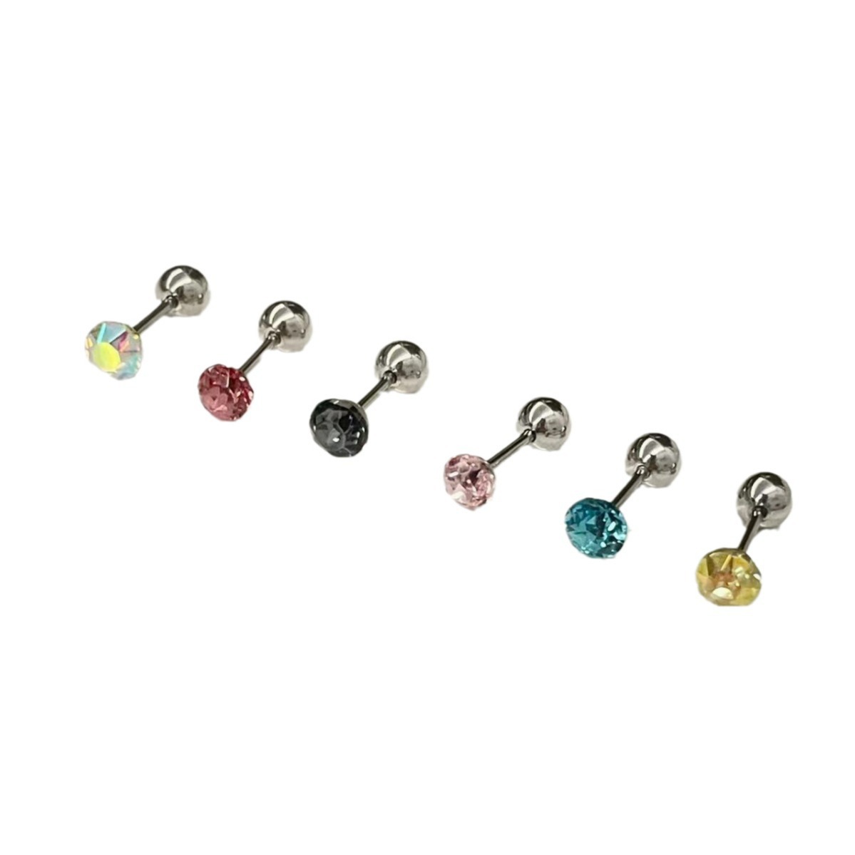 Titanium piercing bar with internal threading