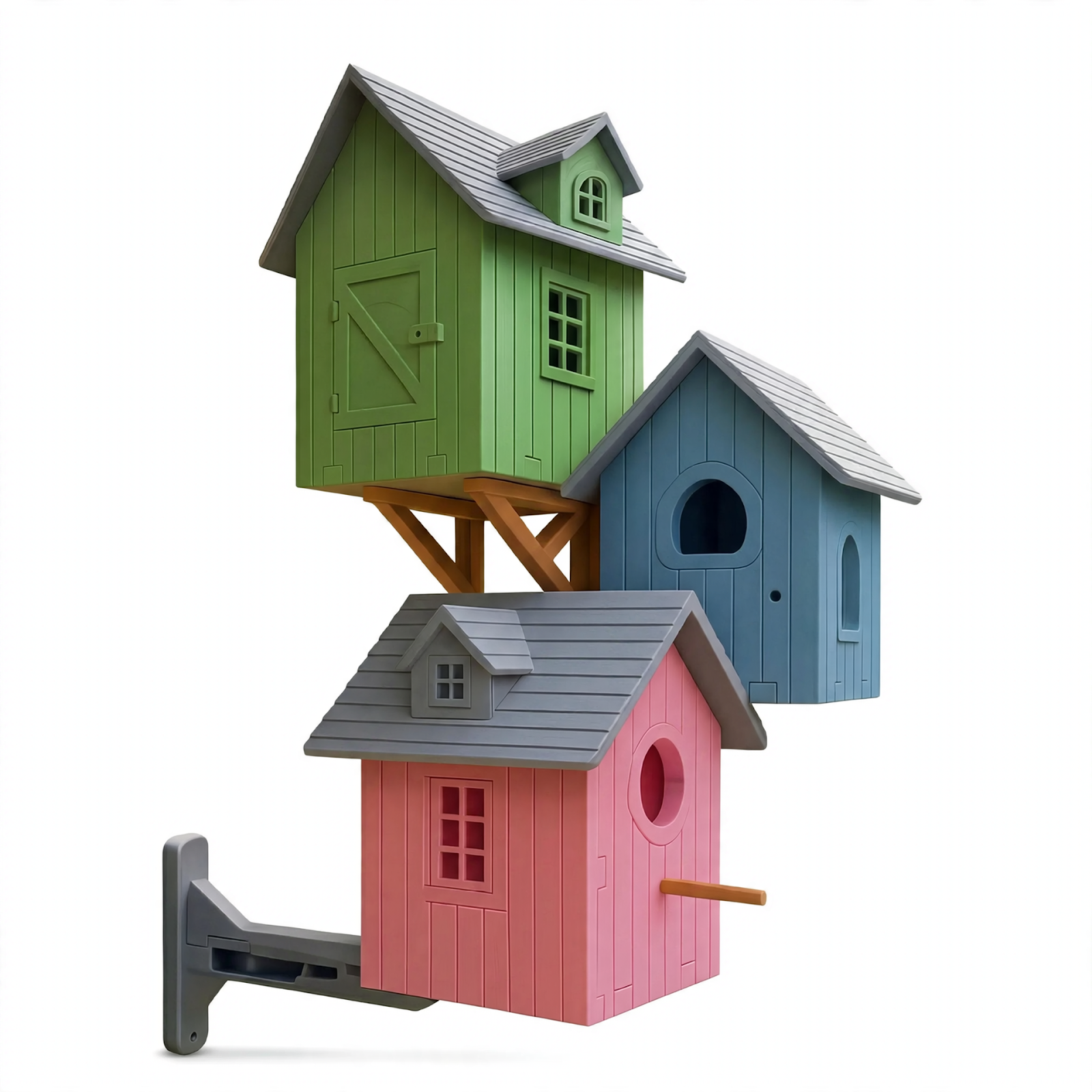Wetterfestes Vogelhaus im Villen-Design