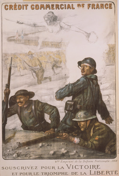 Crédit Commercial de France 4ème Emprunt de la Défense Nationale 1918 Souscrivez