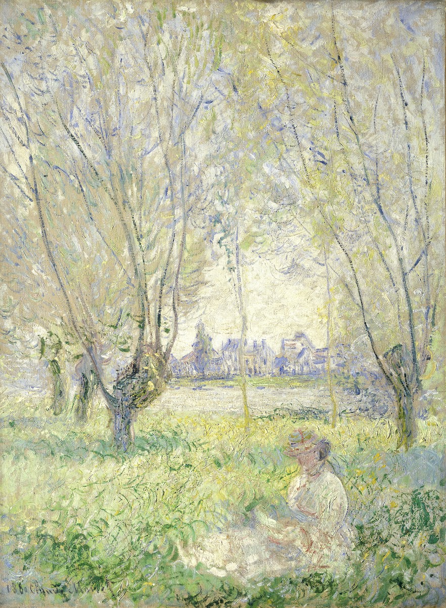 Woman Seated under the Willows 1880