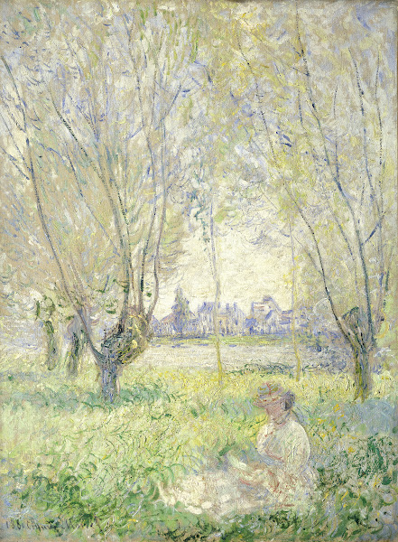 Woman Seated under the Willows 1880