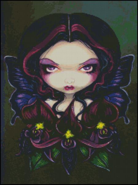 CMP 220383 Black Orchid Fairy