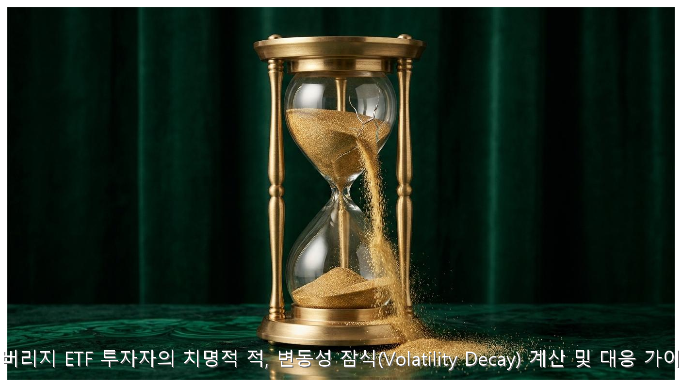 레버리지 ETF 투자자의 치명적 적, 변동성 잠식(Volatility Decay) 계산 및 대응 가이드 핵심 안내 및 분석 인포그래픽 (2)