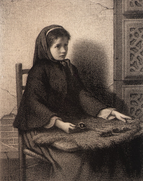 Violet Girl 1857