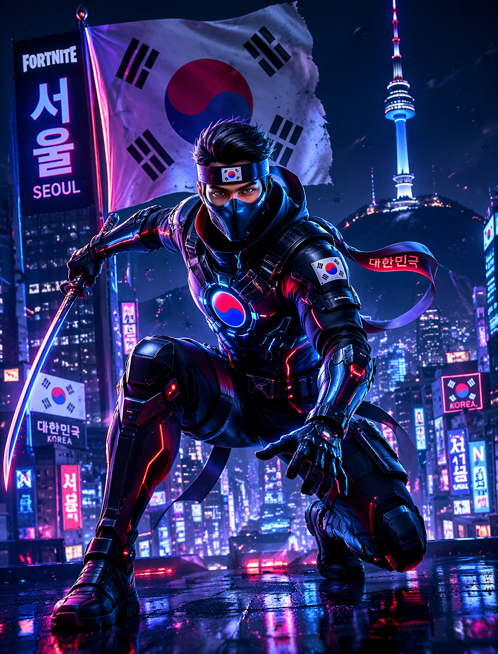 Fortnite Cyber ​​Ninja de Corea del Sur