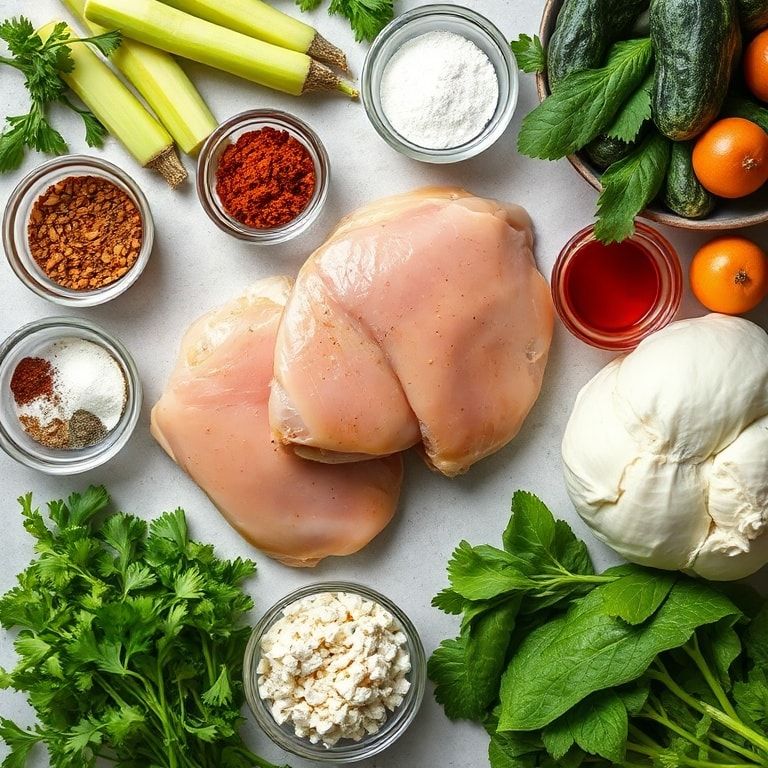 Ingredients for Easy Low Carb BBQ Chicken Thighs for Weeknight Dinner – Juicy, Quick, Family-Friendly