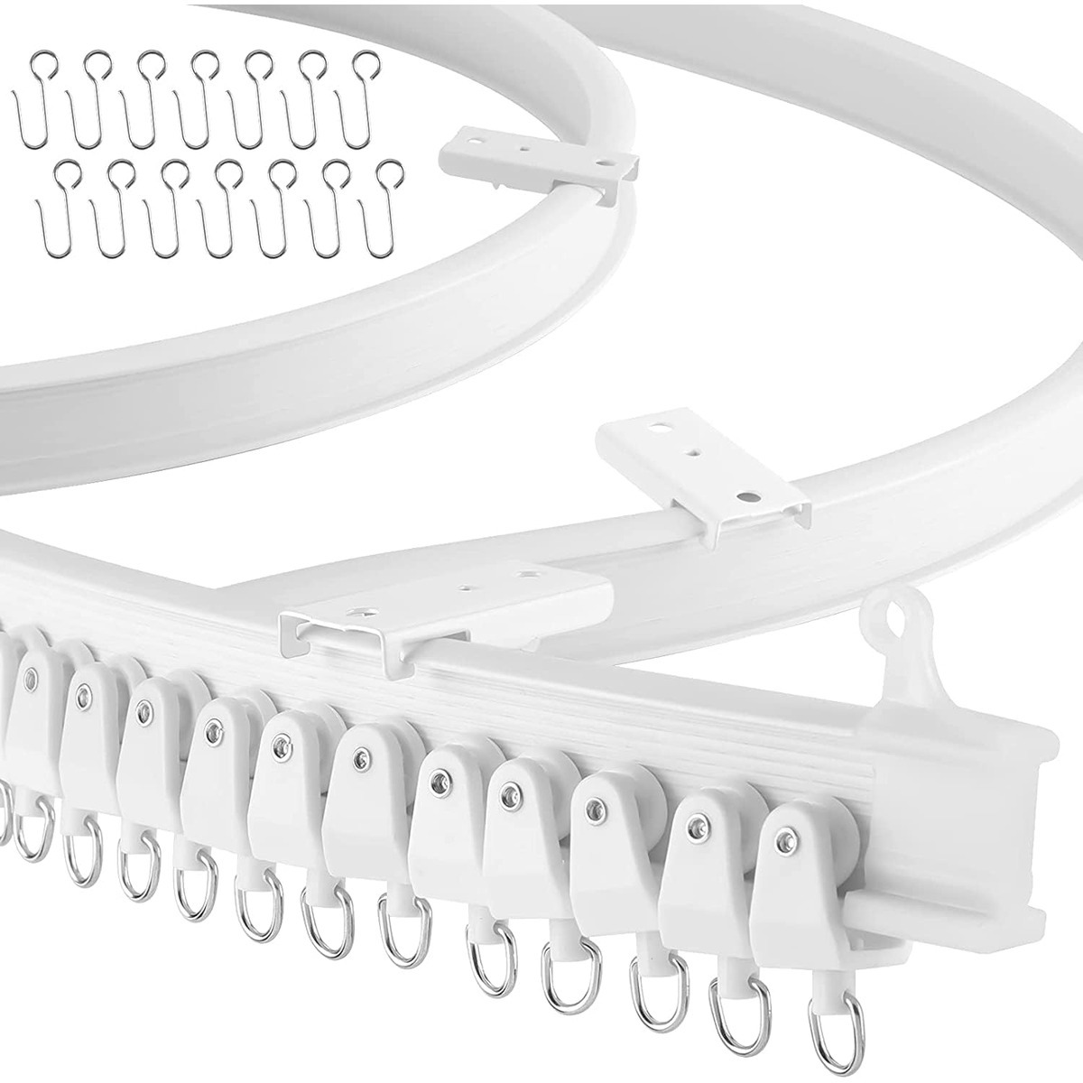 Bendable Curtain Track, PVC, 2 m