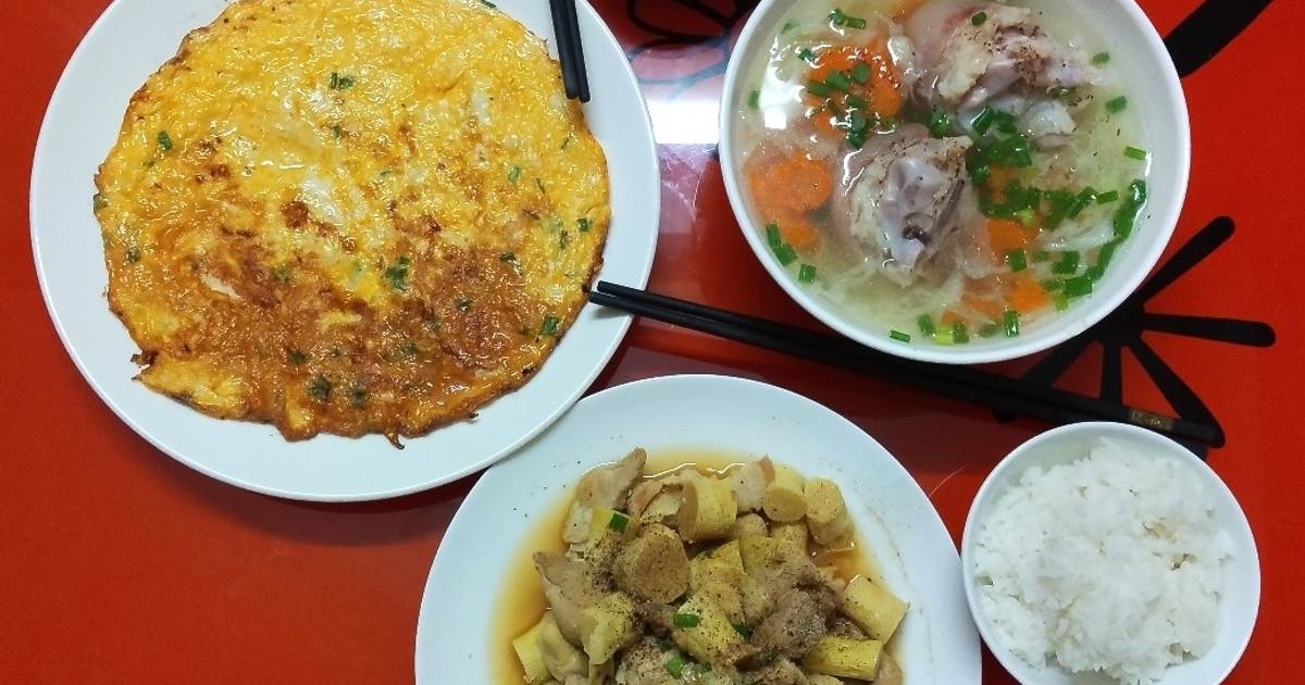 Cơm nhà 3 món nhanh gọn