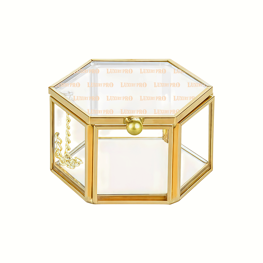 Glass Jewelry Box