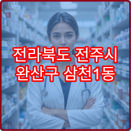 전라북도 전주시 완산구 삼천1동 야간 영업 약국 찾기 – 삼천1동 야간 진료 후 바로 가는 약국 리스트