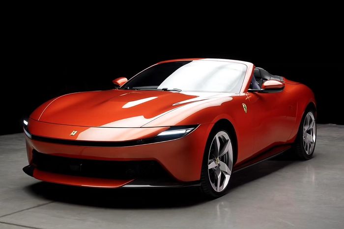 Chiêm ngưỡng Ferrari Amalfi Spider 2026 màu cam đầy chất Ý - Chuyên trang Cartimes - Tạp chí Công Thương