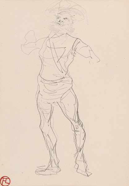 Homme debout circa 1879 1881