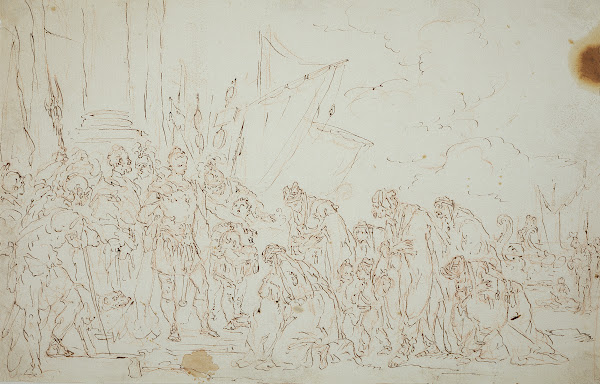 Alexander und die Familie des Darius ca 1748