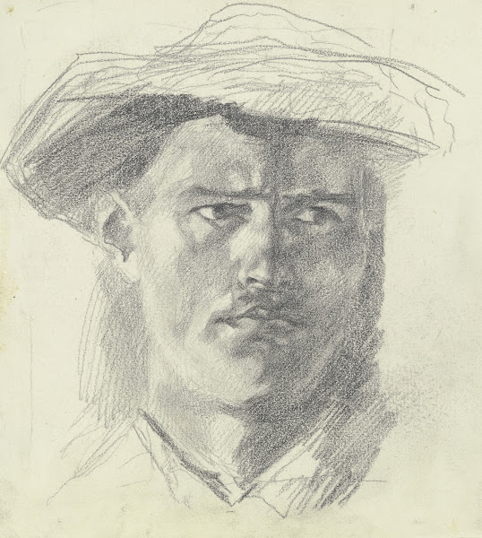 Kopf eines Wilderers nach Leibl 1878