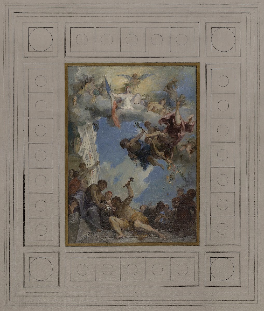 Le Travail sous légide de la République amène labondance et la prospérité 1886