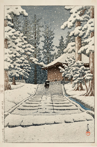 Hiraizumi Konjikido Konjiki Hall at Hiraizumi 1957