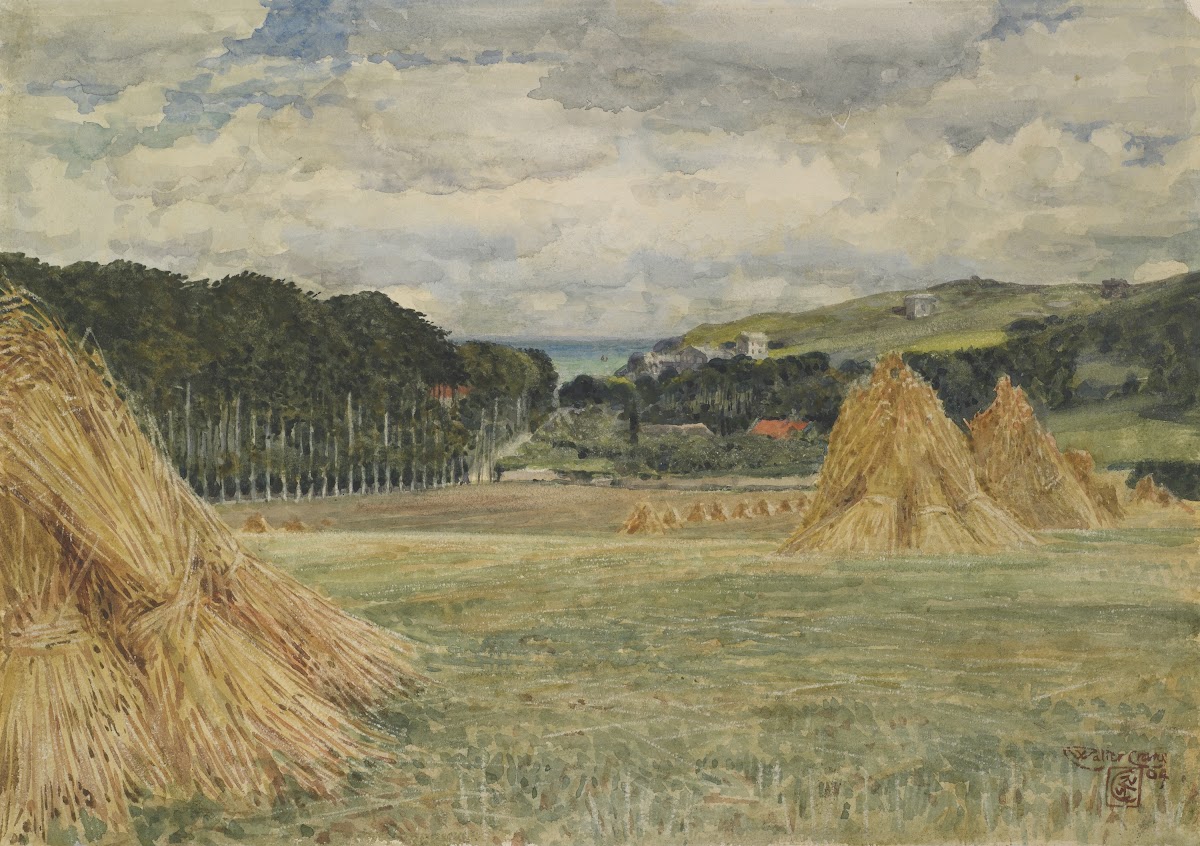 Harvest field Normandy 1904