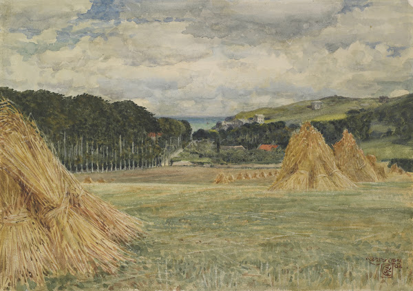 Harvest field Normandy 1904