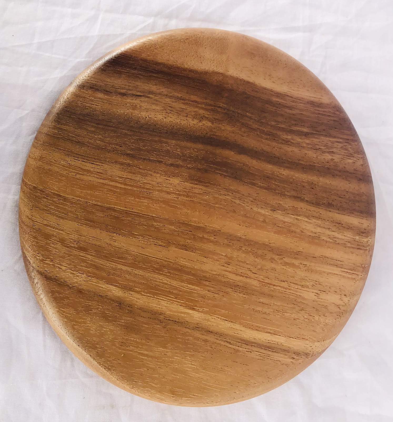 Photo 2 of Acasia Wooden Plate 24cm