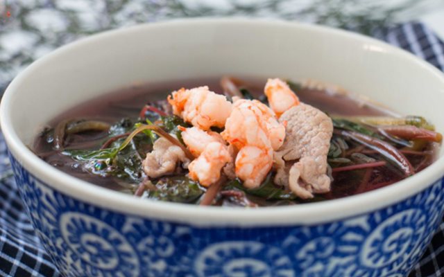 Canh Rau Dền Tôm Thịt
