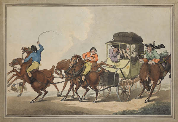 English travelling or the first stage from Dover 1785
