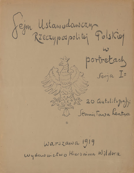 The Legislative Sejm of the Republic of Poland in portraits  Cover 1919
