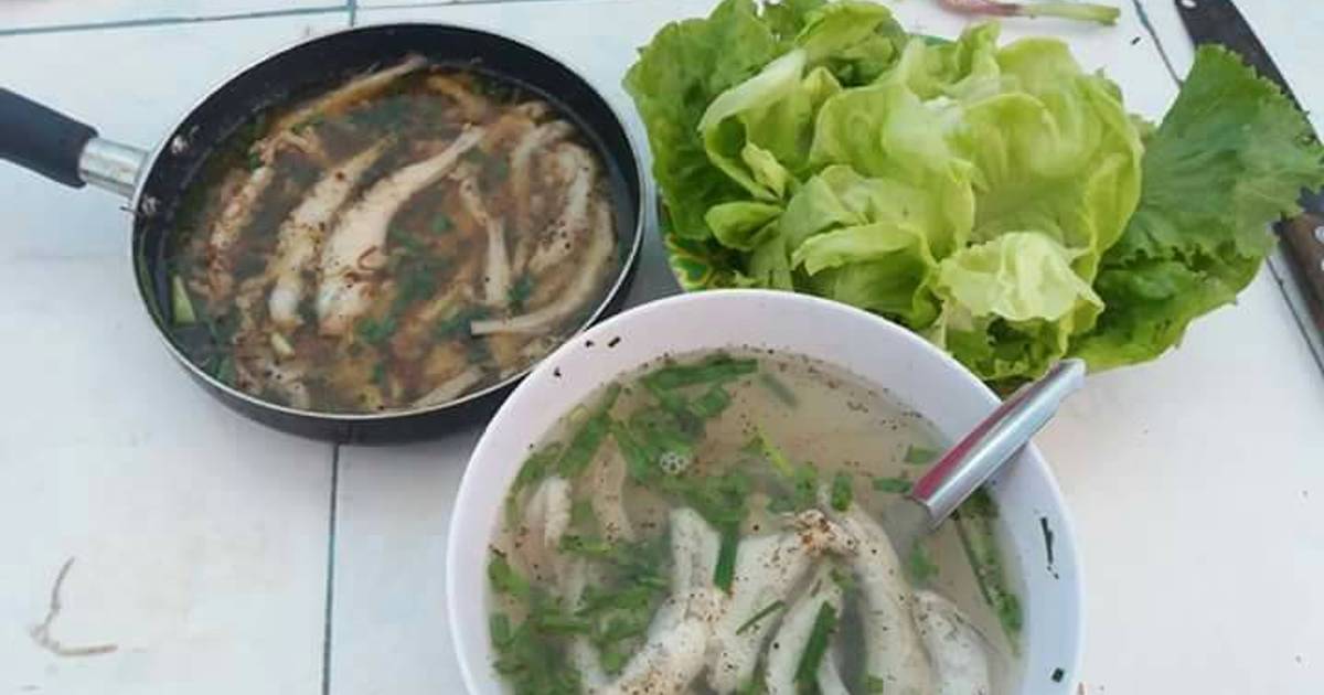Cá khoai om hành. Canh cá khoai nấu hành, tiêu