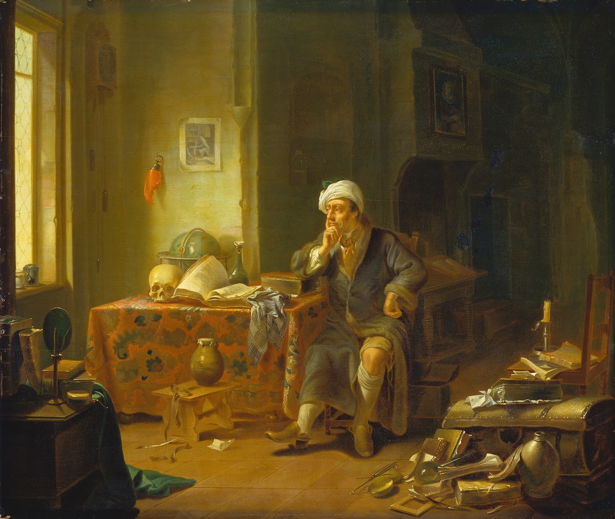 A Scholar in his Study 1754