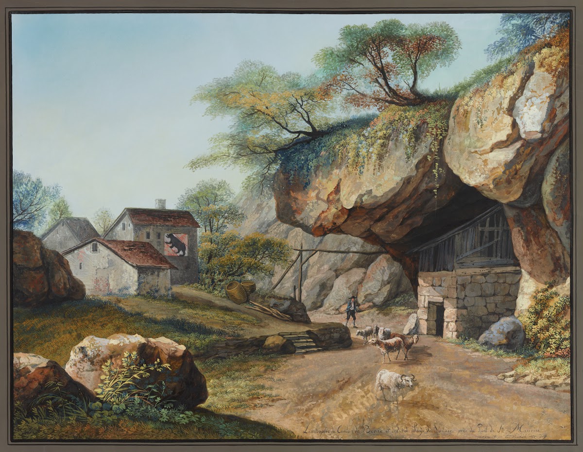 Limitrophe du Canton de Berne et celui du Pays de Valais près du Pont de St Maur