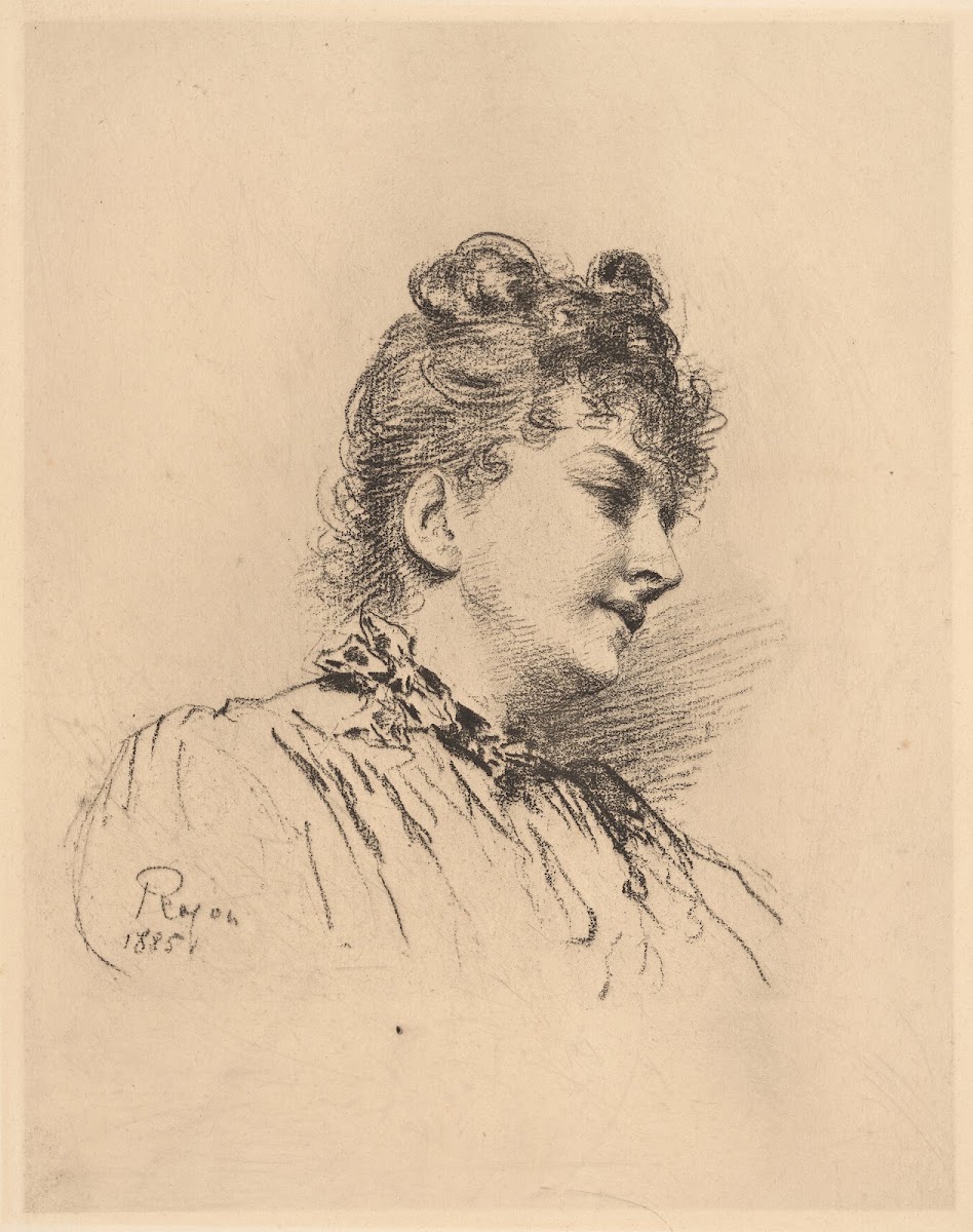 Tete de jeune femme 1885
