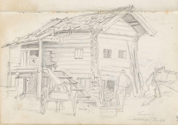 Skysstasjonen Tangen i Heddal 1844