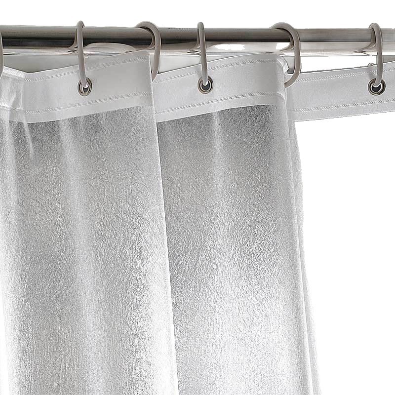 Duschvorhang, PEVA, transparent, 80–120 cm