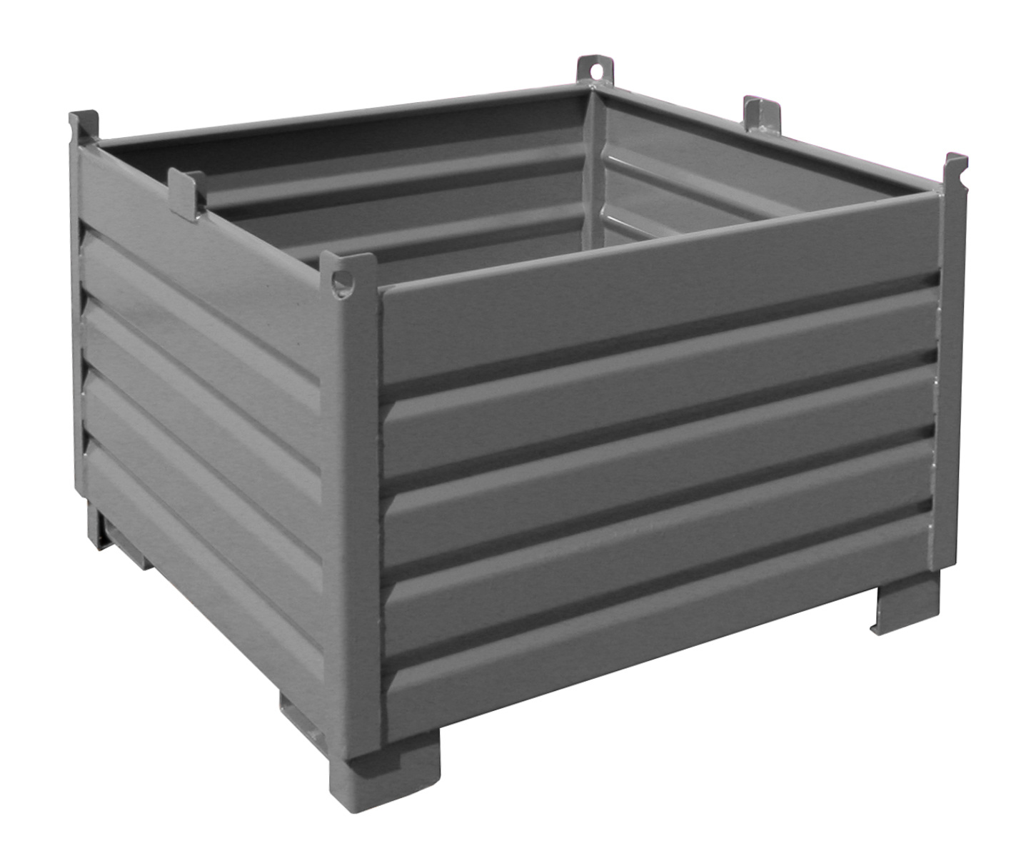Verzamelcontainer-System SBS 1000, gelakt, Muisgrijs