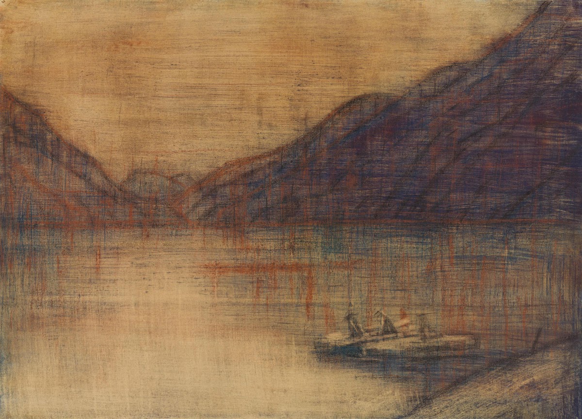 Boot Auf Dem Lago Maggiore 1934