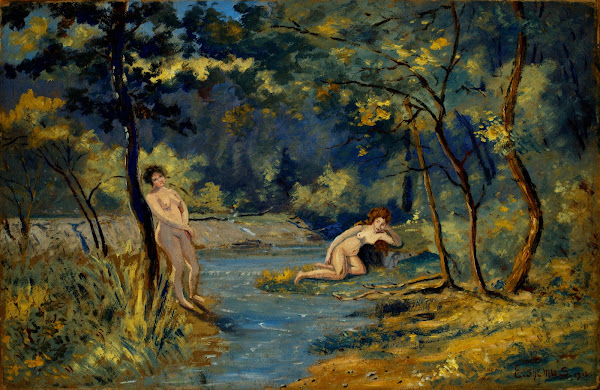 Standing and Reclining Nymphs 1908