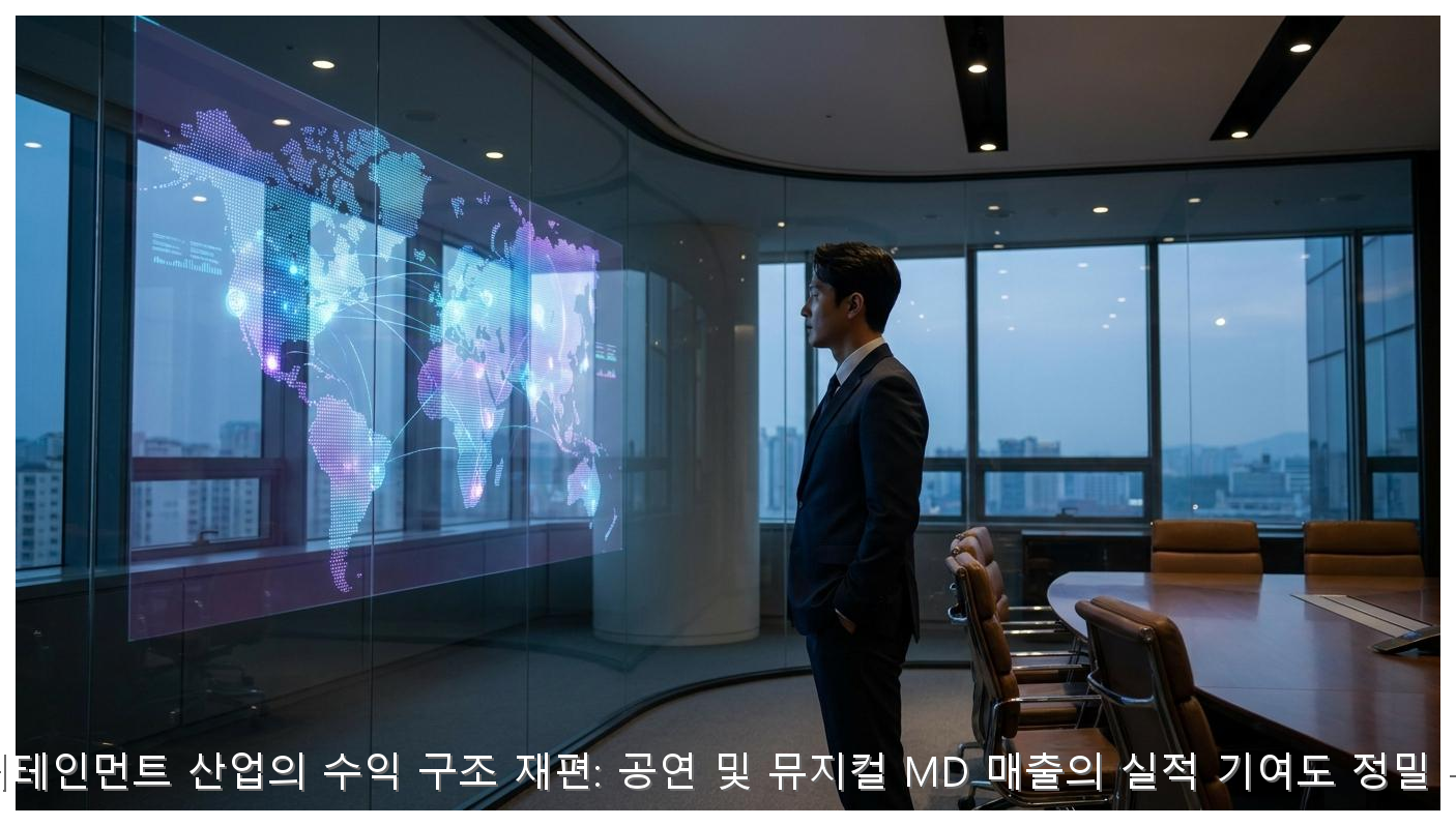 엔터테인먼트 산업의 수익 구조 재편: 공연 및 뮤지컬 MD 매출의 실적 기여도 정밀 분석 핵심 안내 및 분석 인포그래픽 (6)