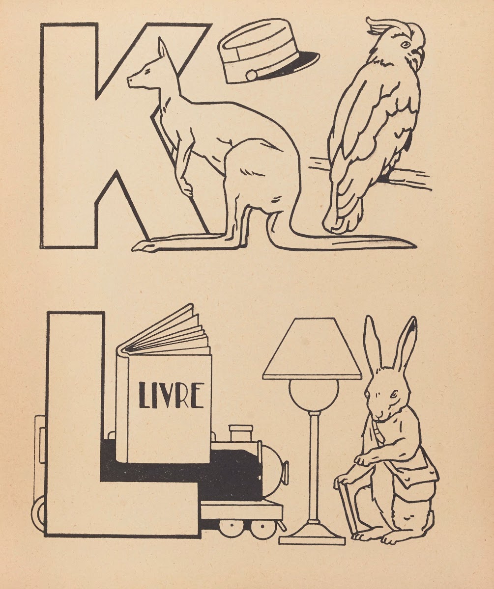 A B C à colorier Pl13 1938