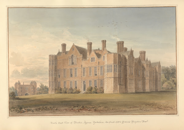North East View of Burton Agnes Yorkshire the Seat of Sir Francis Boynton Bart 1