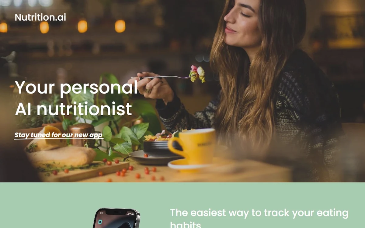 Captura de Nutrition AI