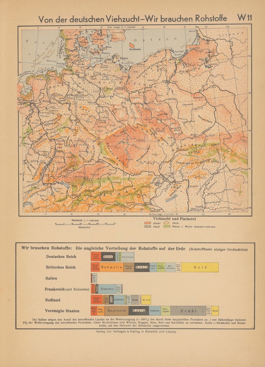 Von der deutschen Viehzucht  Wir brauchen Rohstoffe 1940