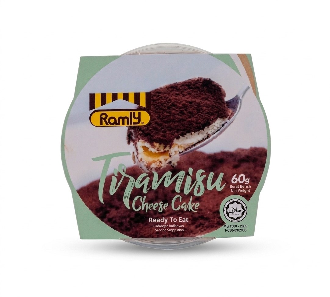 Ramly Cheese Cake Tiramisu 60G X 24 Unit
