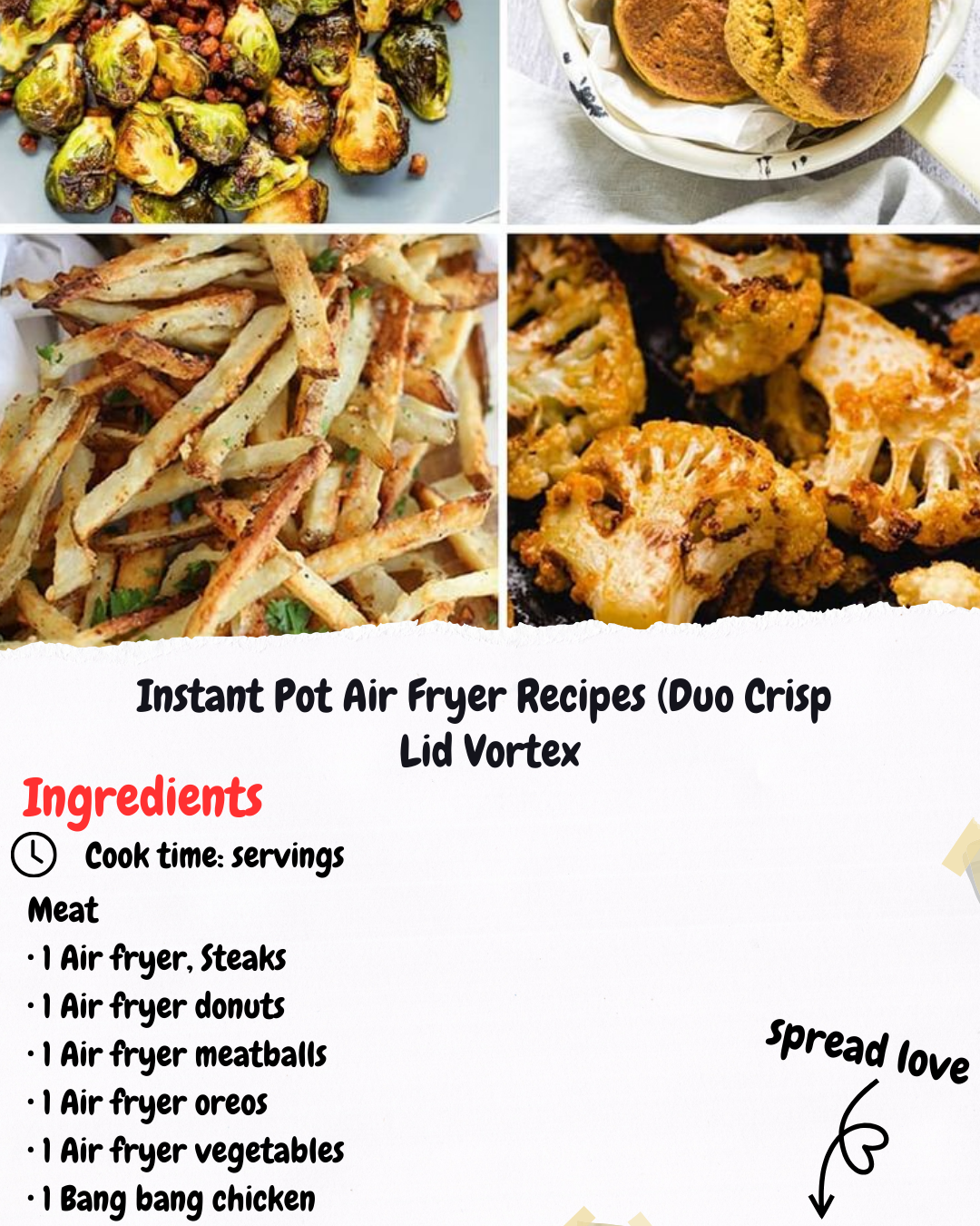 Instant Pot Air Fryer Recipes (Duo Crisp Lid Vortex